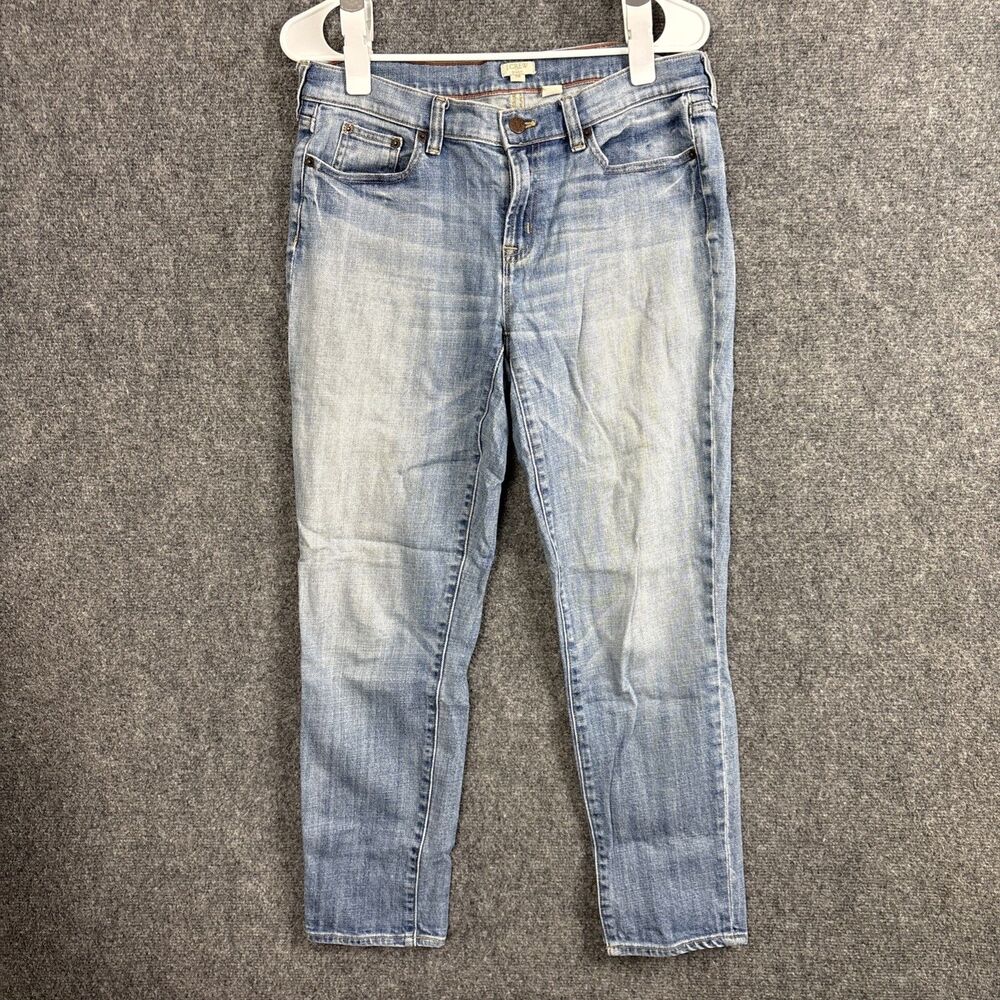 J.CREW Jeans Womens Size 29 Blue  Cropped Stretch Preppy City